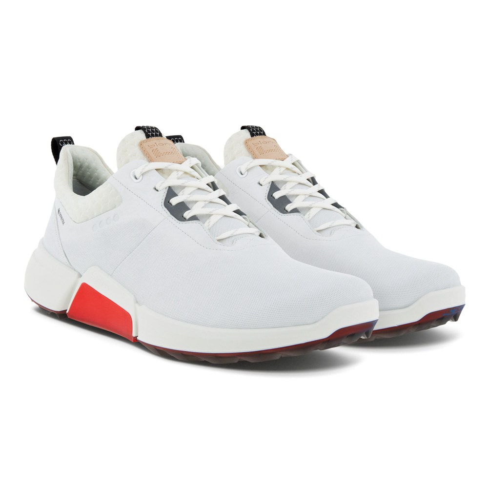 ECCO Mens Golf Shoes White - Biom H4 - WSH-835906